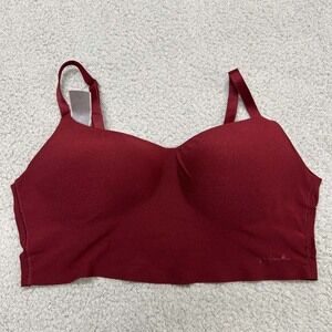 Pink Bra XL Bralette Wireless Lightly Lined